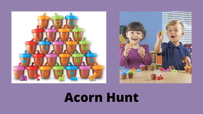 Acorn Hunt Starts Acorn Hunt Starts