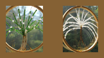 Bead Tree Suncatchers