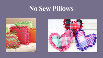 No Sew Pillows