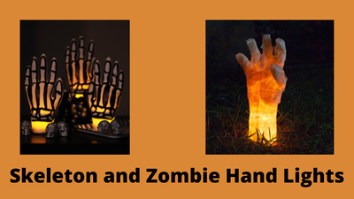 Skeleton and Zombie Hand Lights Skeleton and Zombie Hand Lights
