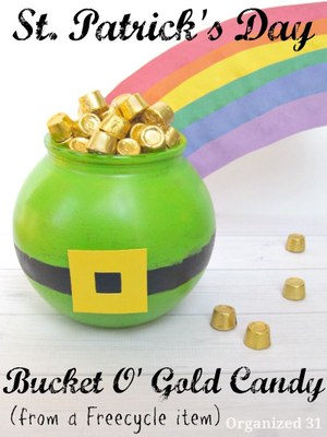 Buckets O' Gold Candy Jars