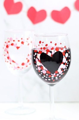Valentine Wine Glasses Valentine Wine Glasses