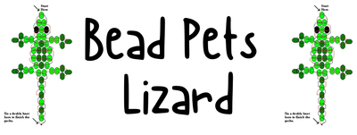 Bead Pets Lizard