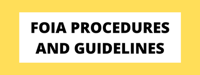 Foia procedures and guidelines