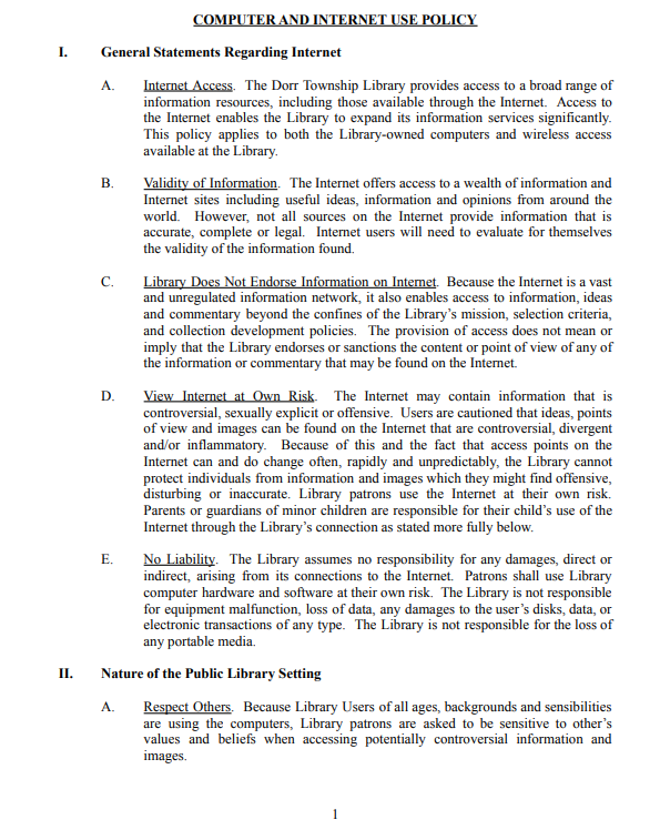 Internet Policy PG 1