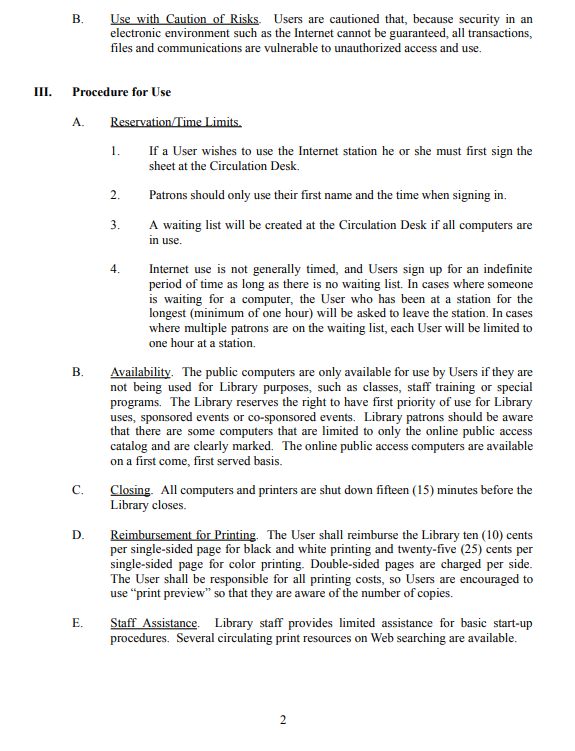 Internet Policy PG 2