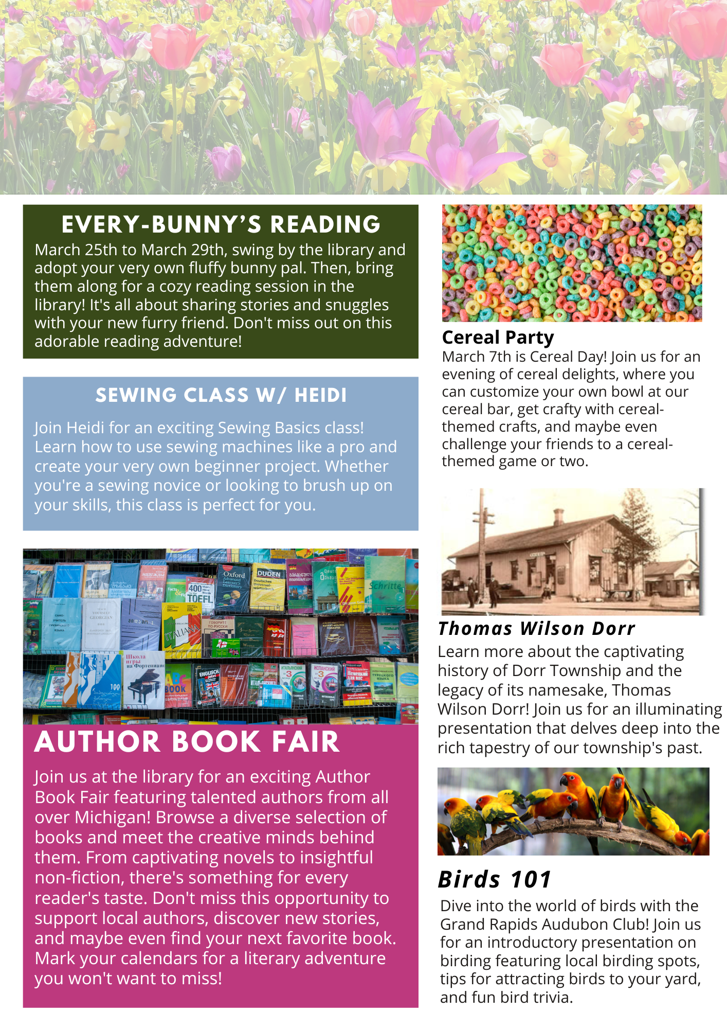 March April May 2024 Newsletter