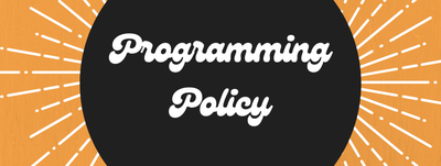 Programming Policy