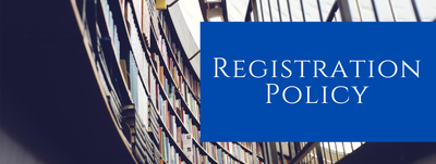 Registration Policy